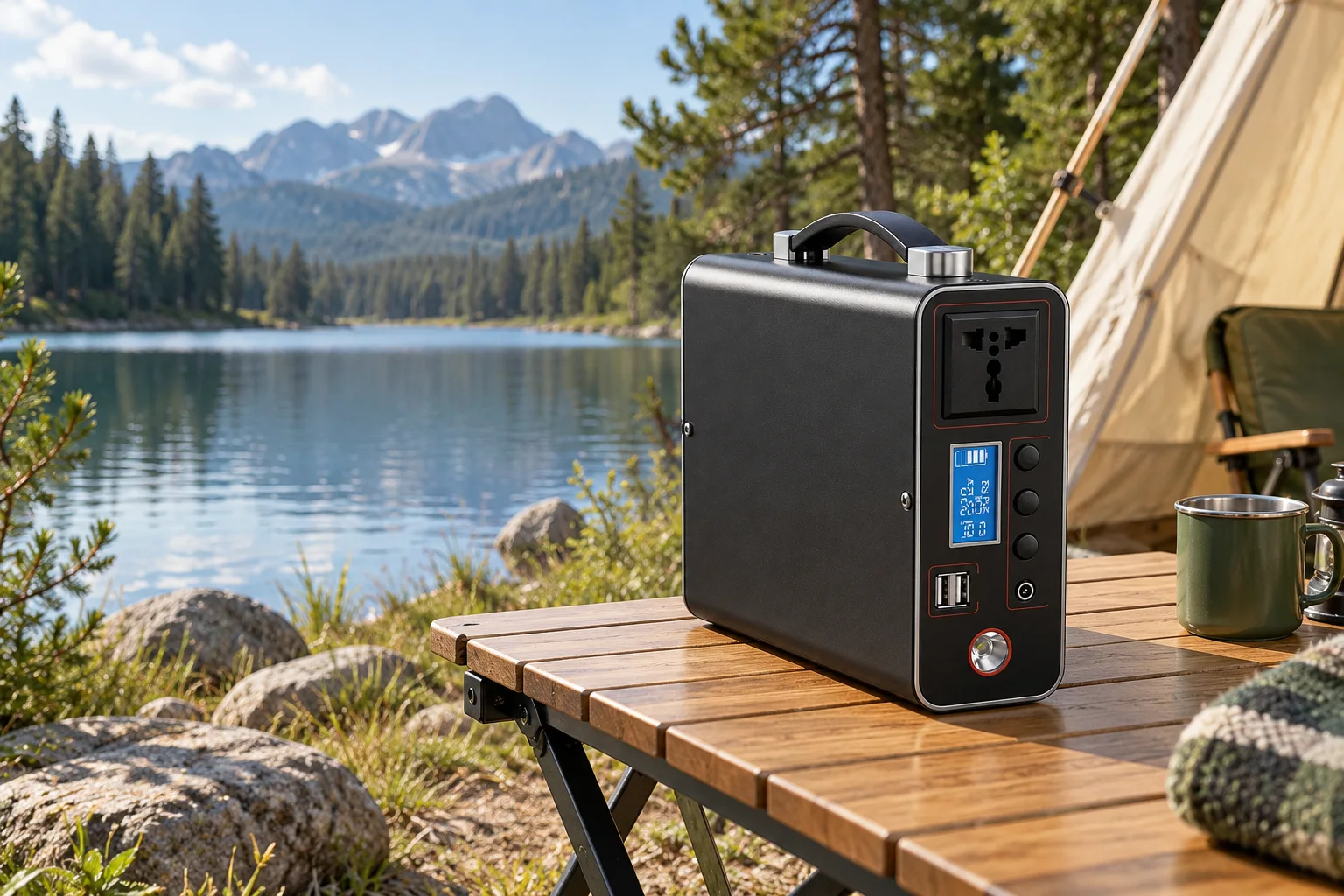 TI&DI portable power station for backup and off-grid use