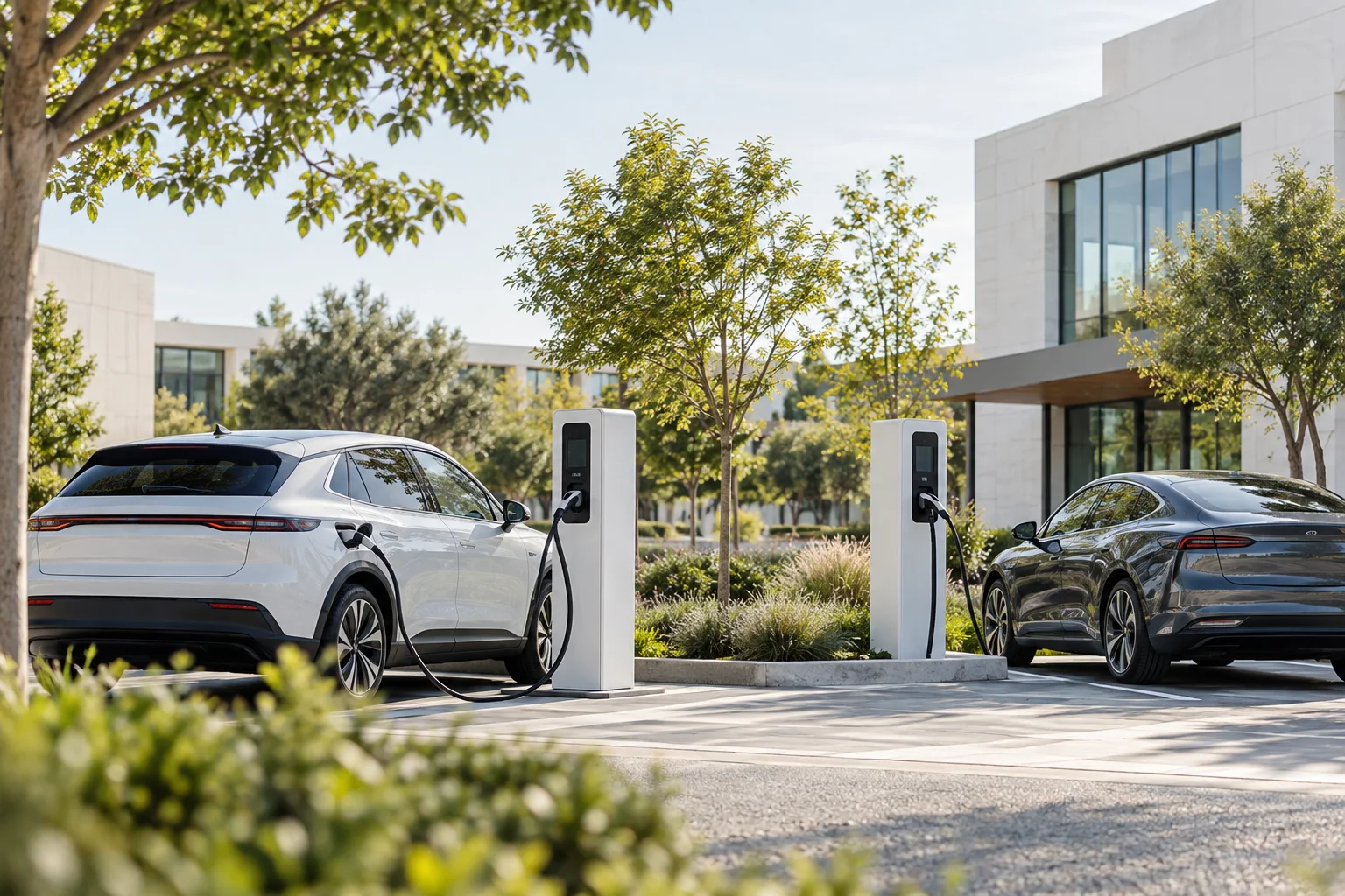 DC fast chargers