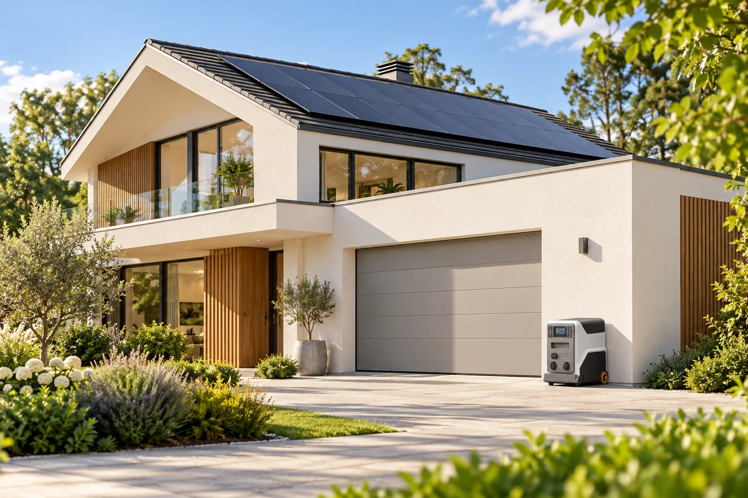 TI&DI hybrid solar inverter and LiFePO₄ residential battery storage system